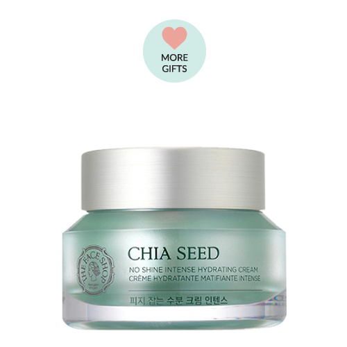 the face shop chia seed no shine hydrating cream