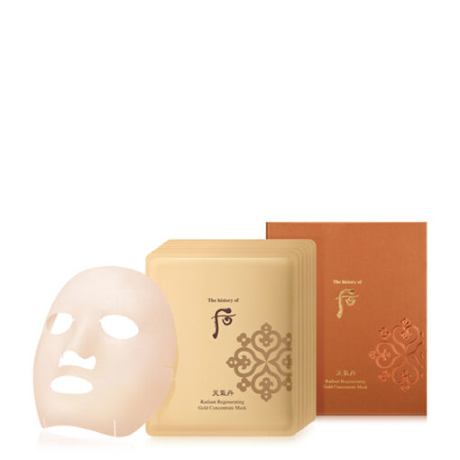 Cheongidan Hwa Hyun Radiant Regenerating Gold Concentrate Mask 6 pieces